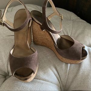 Jimmy Choo Suede Wedges in Excellent Condition